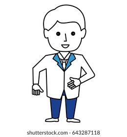 businessman worker isolated icon