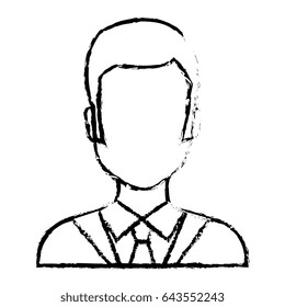 businessman worker isolated icon