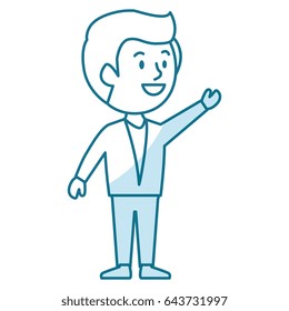 businessman worker isolated icon