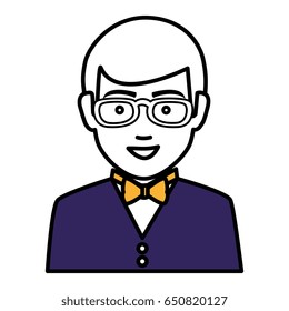 businessman worker isolated icon