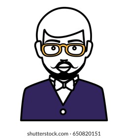 businessman worker isolated icon