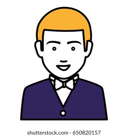 businessman worker isolated icon