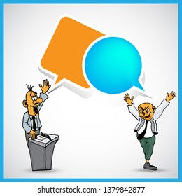 Diseño de caracteres de trabajo de hombre de negocios, vector