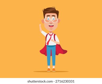 Empresário E Ilustrador De Conceito De Trabalho