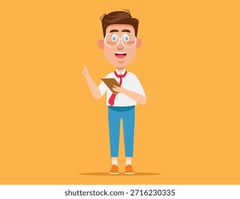 Empresário E Ilustrador De Conceito De Trabalho