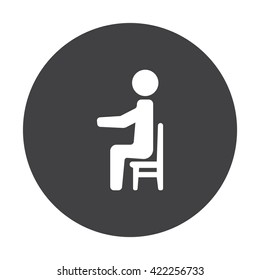 Businessman working on computer