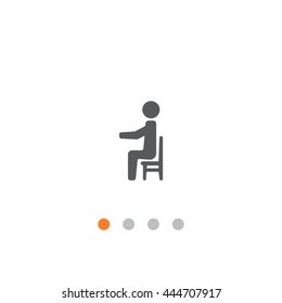 Businessman working on computer
