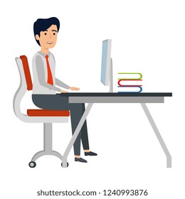 businessman in the workplace