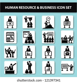 Business,management and human resources icons,Vector