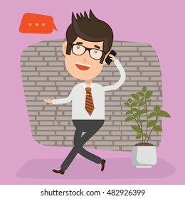 Businessman,employee concept design on clean background,vector