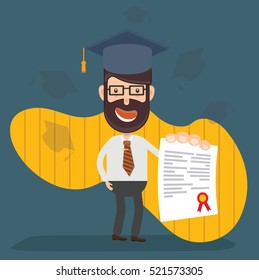 
Businessman,employee concept design on clean background,vector