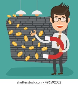 Businessman,employee concept design,clean vector