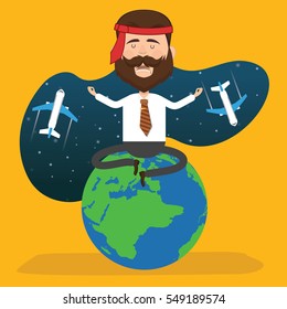 Businessman,employee concept design,clean vector