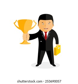 Businessman.manager, vector illustration 