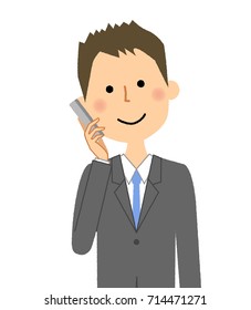 Businessman,Phone