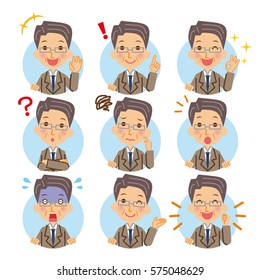 Businessman's icon collection.