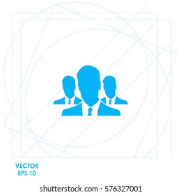 Businessmans  icon Vector design.