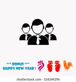 Businessmans vector icon