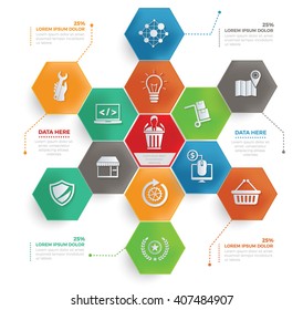 Business,marketing concept info graphic design,vector