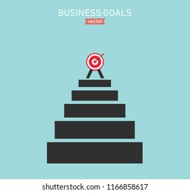Businessmen are aiming for 5 steps Will reach the goal
