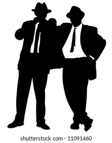 Empresários em Preto