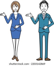 Businessmen and businesswomen to guide you
