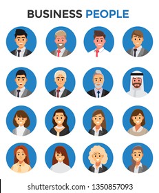 businessmen Cartoon icon  .Business people concept cartoon illustration