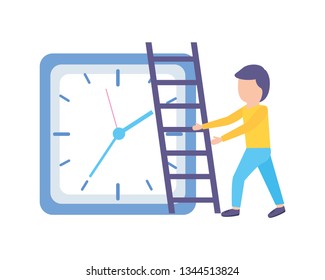 businessmen clock time