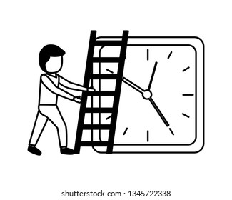 businessmen clock time