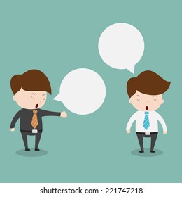 Businessmen discussing.Vector EPS10.