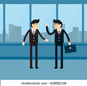 Businessmen Discussion