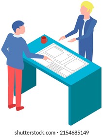 Businessmen discussion about business project at meeting, Teamwork, analysis, thinking strategy. Planning, project analysis, strategies, brainstorming, research, development and financial management