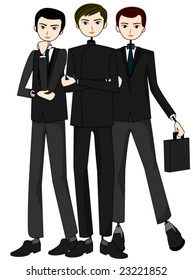 Businessmen (Doodle) - Vector