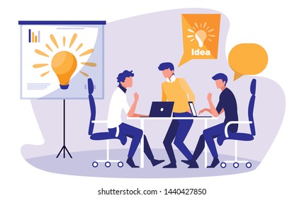 businessmen elegant in the workplace