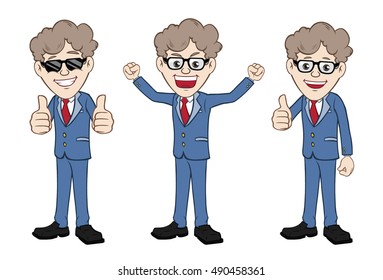Businessmen gestures