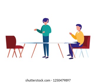 businessmen group workplace