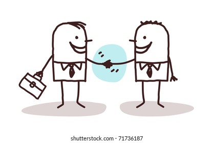 businessmen handshake