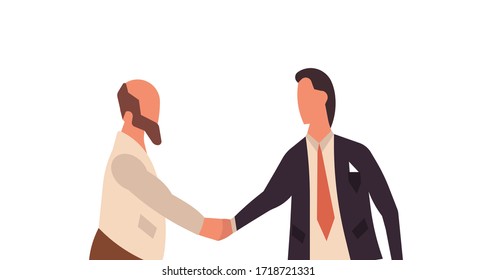 Businessmen handshake agreement deal concept. Business person partnership contract success. Cooperation communication professional job human. Friendship trust work office partner together isolated