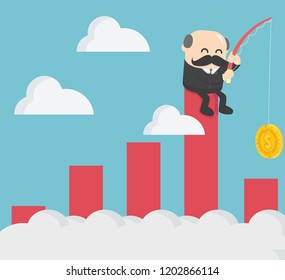 Businessmen are happy to profit from the stock.