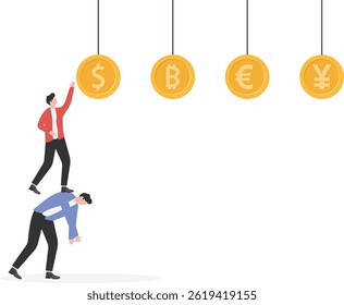 Businessmen have credit problems in their investments, causing the company to go into recession.

