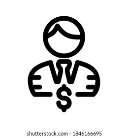 businessmen icon or logo isolated sign symbol vector illustration - high quality black style vector icons
