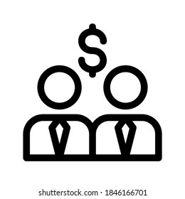businessmen icon or logo isolated sign symbol vector illustration - high quality black style vector icons
