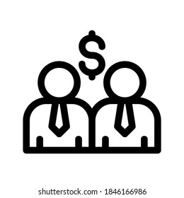 businessmen icon or logo isolated sign symbol vector illustration - high quality black style vector icons
