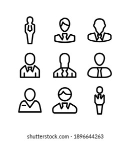 businessmen icon or logo isolated sign symbol vector illustration - Collection of high quality black style vector icons
