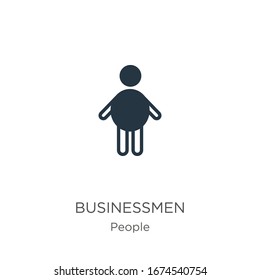 Businessmen icon vector. Trendy flat businessmen icon from people collection isolated on white background. Vector illustration can be used for web and mobile graphic design, logo, eps10