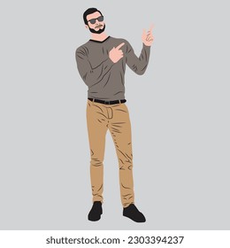 Businessmen Isolated vector flat design illustrations