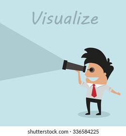 businessmen looking for future trends concept
