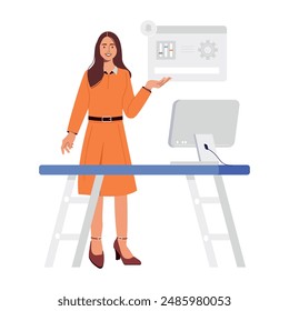 Businessmen and Managers Flat Illustrations 
