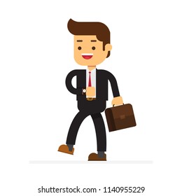 Businessmen occupy times