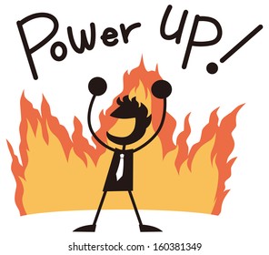 Businessmen power up